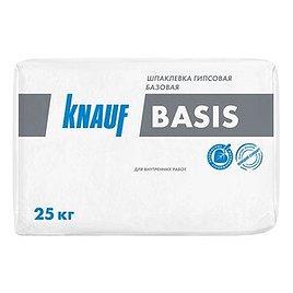 Шпаклевка гипсовая Knauf Базис базовая 25 кг - 40шт/пал