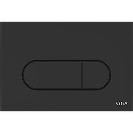 Клавиша смыва для инсталляций Vitra Root Round черная матовая (740-2211)