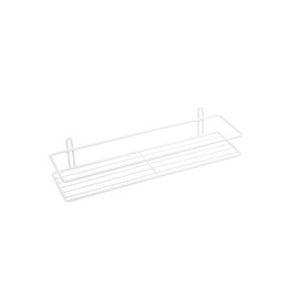 Полка для ванной Fixsen Муар 400х100х75 мм металл белая (730W-1)