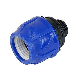 Муфта ПНД Valfex компрессионная переходная 40х1 НР(ш)