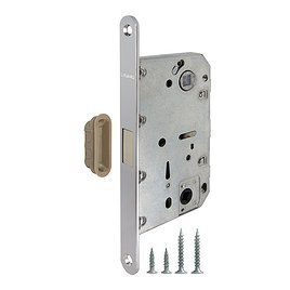 Замок врезной магнитный Fuaro MAGNM96WC-50 CP для межкомнатной двери под фиксатор хром