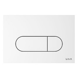 Клавиша смыва для инсталляций Vitra Root Round белая (740-2200)