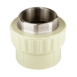 Муфта полипропиленовая Valfex 63 мм х 2 ВР(г) под ключ серая (10134063Г)