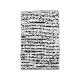 Коврик для ванной серо-белый 80х50 см Fora Soft Cotton (FOR-SC50-80GRA)