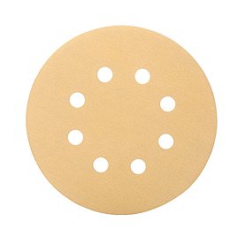 Диск шлифовальный КМ Gold d125 мм Р60 на липучку бумажная основа (5 шт.)