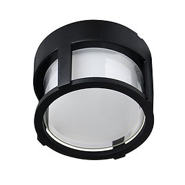 Светильник светодиодный садово-парковый накладной Arte Lamp Ulysses черный 110 мм 4500К 15 Вт IP65 (A6206PF-1BK)