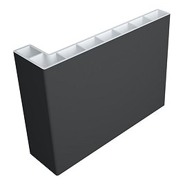 Наличник AquaDoor телескопический 70х20х2200 мм ПВХ графит прямой (1 шт.)