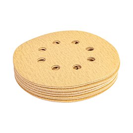 Диск шлифовальный КМ Gold d125 мм Р320 на липучку бумажная основа (5 шт.)