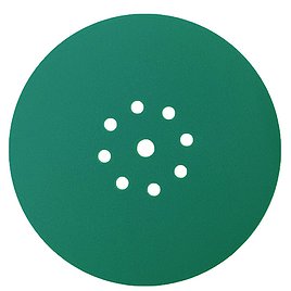Диск шлифовальный КМ Green Film d225 мм Р40 на липучку пленочная основа (3 шт.)