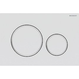 Клавиша смыва для инсталляций Geberit Sigma белая матовая (115.882.JT.1)