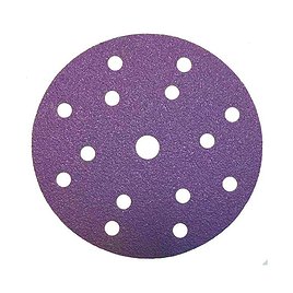 Диск шлифовальный КМ Purple d150 мм Р240 на липучку бумажная основа (5 шт.)