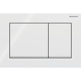 Клавиша смыва для инсталляций Geberit Omega белая/хром глянцевый (115.080.KJ.1)