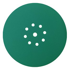 Диск шлифовальный КМ Green Film d225 мм Р80 на липучку пленочная основа (3 шт.)