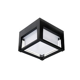Светильник светодиодный садово-парковый накладной Arte Lamp Ulysses черный 110 мм 4500К 15 Вт IP65 (A6406PF-1BK)