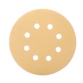 Диск шлифовальный КМ Gold d125 мм Р120 на липучку бумажная основа (5 шт.)
