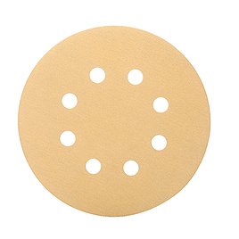 Диск шлифовальный КМ Gold d125 мм Р80 на липучку бумажная основа (5 шт.)