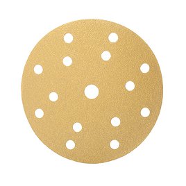 Диск шлифовальный КМ Gold d150 мм Р180 на липучку бумажная основа (5 шт.)