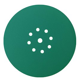 Диск шлифовальный КМ Green Film d225 мм Р240 на липучку пленочная основа (3 шт.)