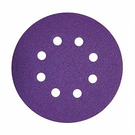 Диск шлифовальный КМ Purple d125 мм Р100 на липучку бумажная основа (5 шт.)