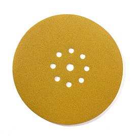 Диск шлифовальный КМ Gold d225 мм Р40 на липучку бумажная основа (5 шт.)