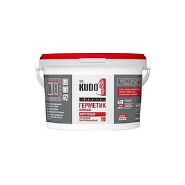 Герметик акриловый паропроницаемый наружный Kudo Proff 3 кг