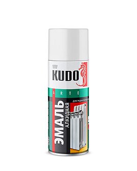 Kudo 5101 Эмаль для радиаторов отопления (белая) (ф.-520 мл)"6