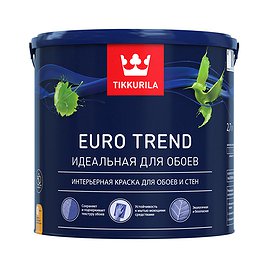 EURO TREND С  краска для обоев и стен мат.  9 л. 