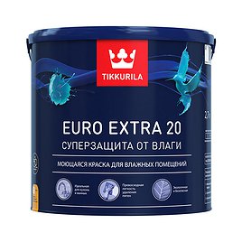 EURO EXTRA 20 A краска для влажных помещений п/мат (0.9 л )