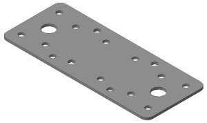 Пластина крепежная 2/1 (135*55*2 мм) 