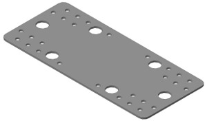 Пластина крепежная 4/1 (205*90*2 мм) 