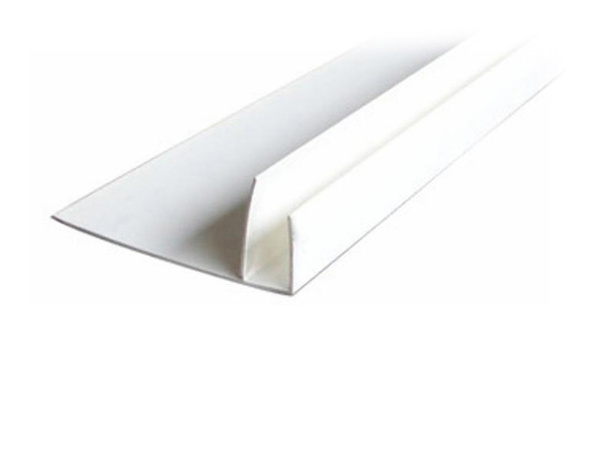 Профиль -F для панелей,белый(3м)
