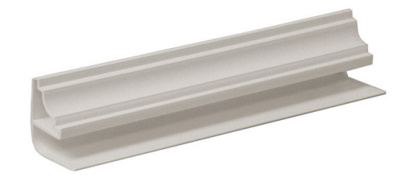 Плинтус потолочный ПВХ 3м, белый