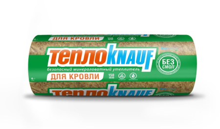 Мин.изол. ТеплоКНАУФ ДЛЯ КРОВЛИ (рулон) TR 037 Aquastatik 2х50х1220х5500мм(30шт/пал)0,75 м3=15 м2